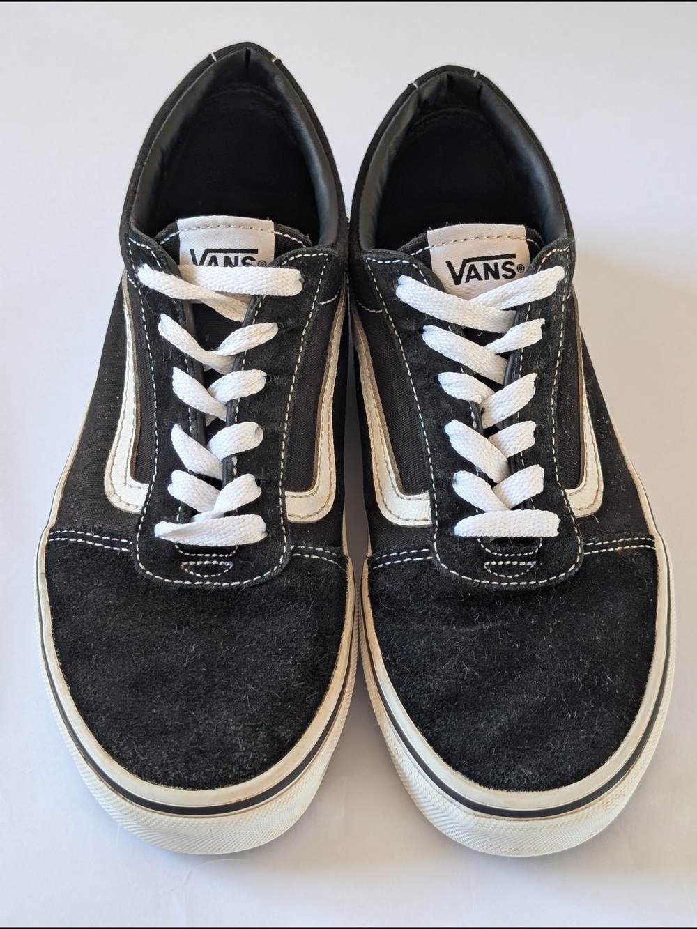 Vans Kids Black Old Skool Lace-Up Sneakers